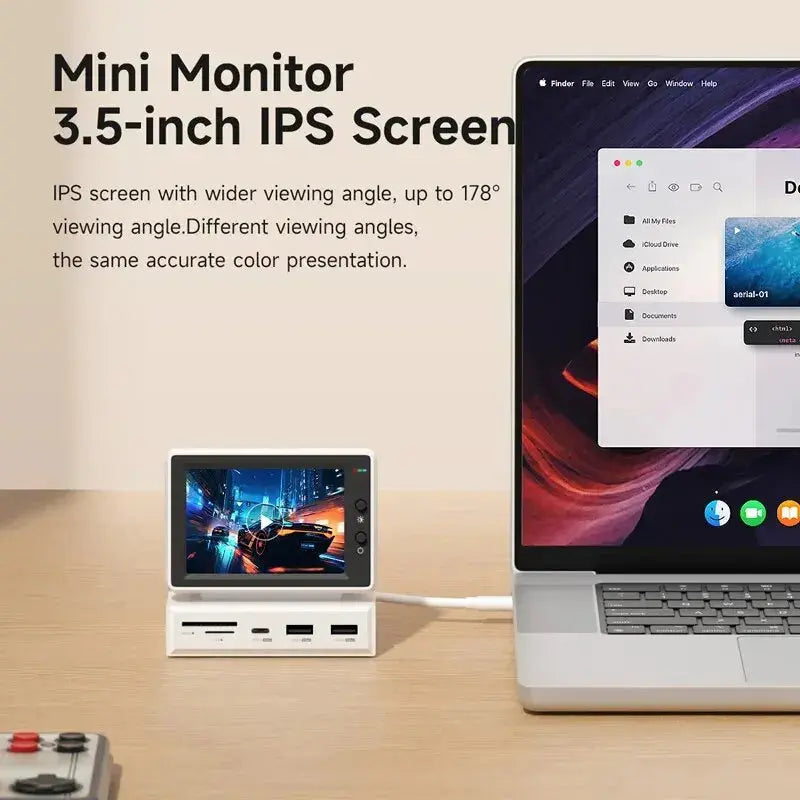 Mini Screen – Compact Second Monitor with Docking Station